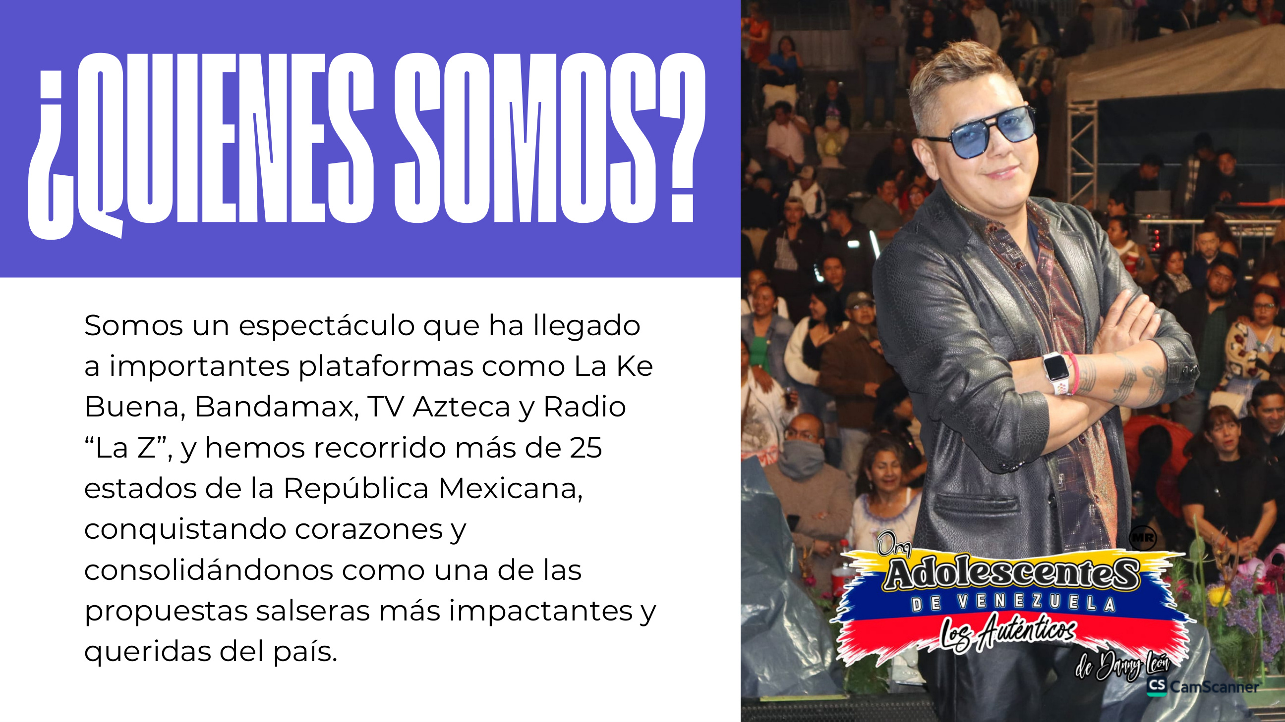 Integrante de Los Auténticos Adolescentes de Venezuela